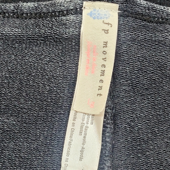 FP MOVEMENT Free People KYOTO Athletic Leggings In Washed Black Lrg - Picture 10 of 14